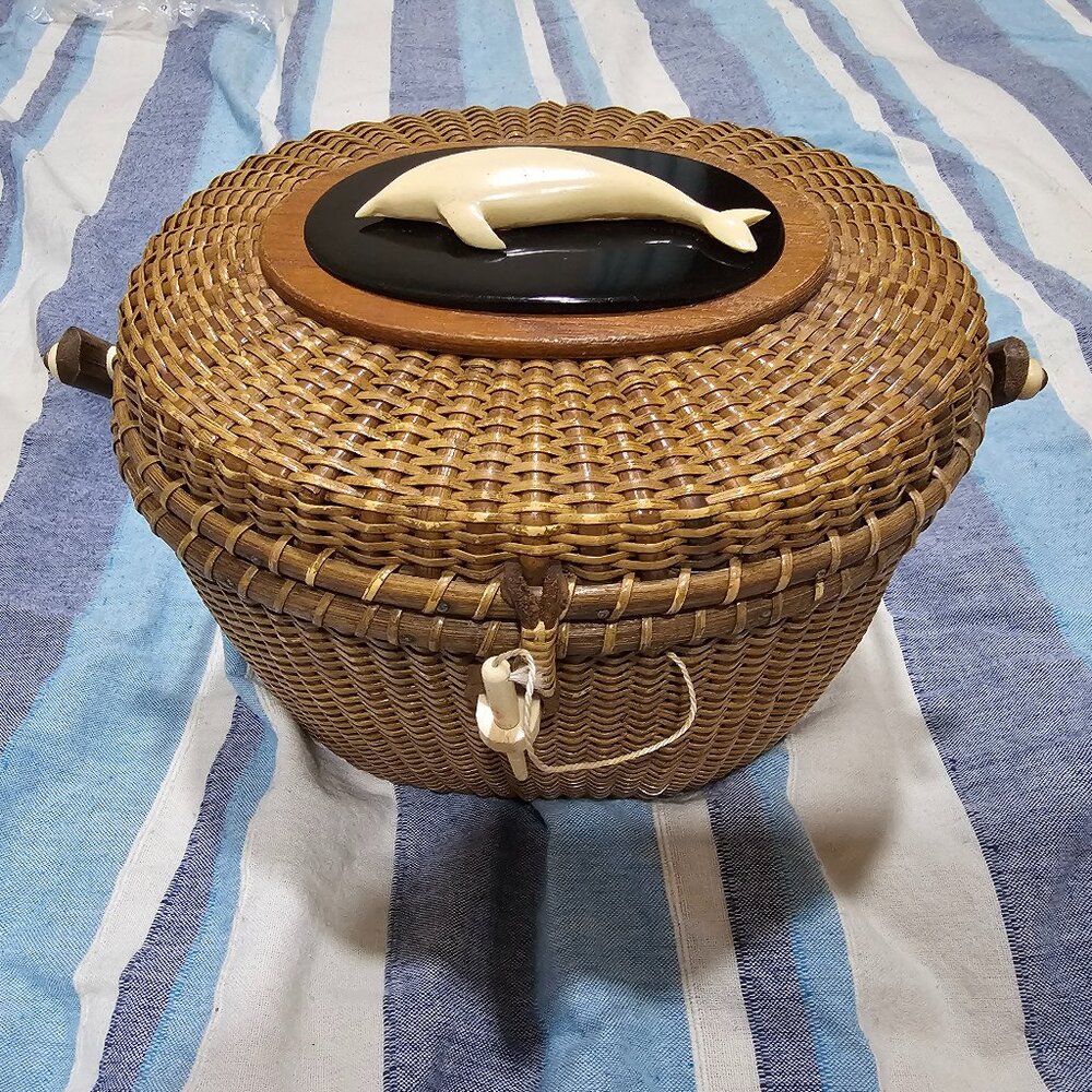 Nantucket Friendship Wicker Bag